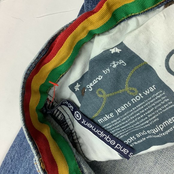 LR Geans by LRG Jeans Men's Size 42 x 33 Hip-Hop No Babylon Distressed Cut-out - Picture 4 of 10